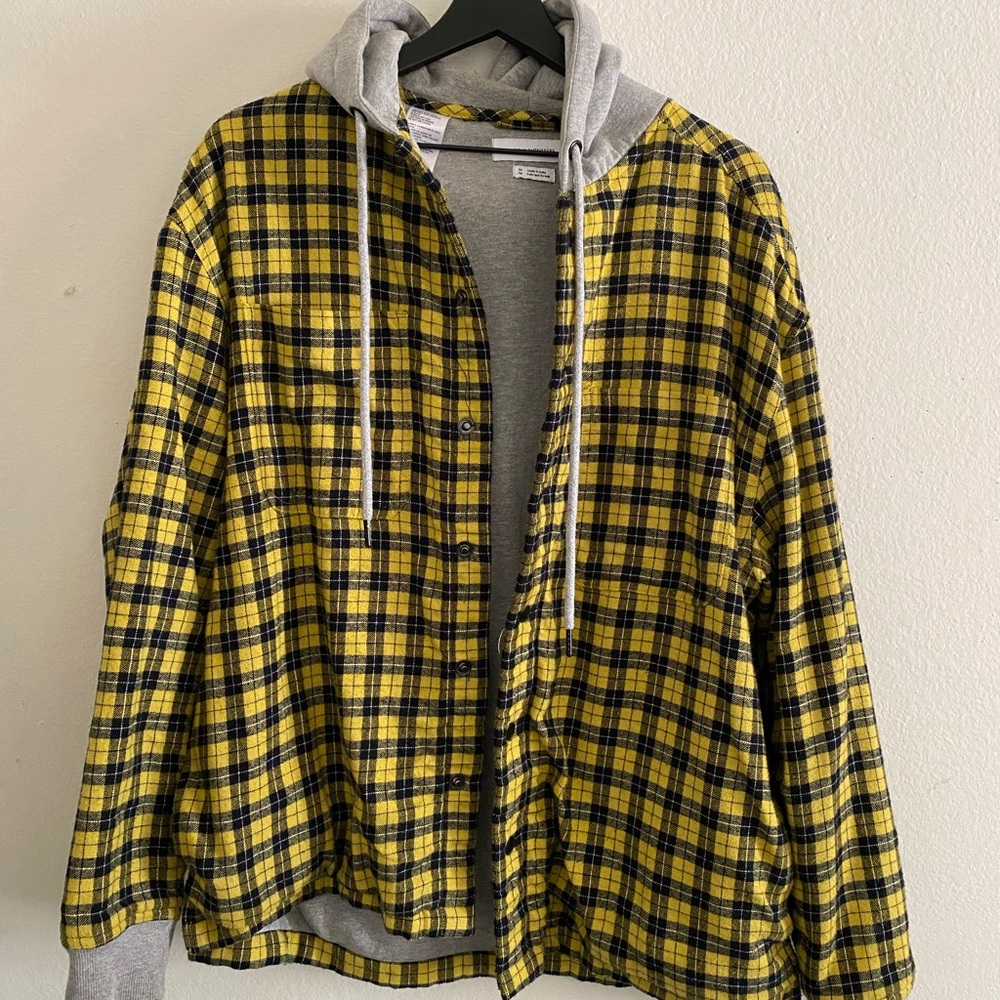 UO Yellow Plaid Sweater